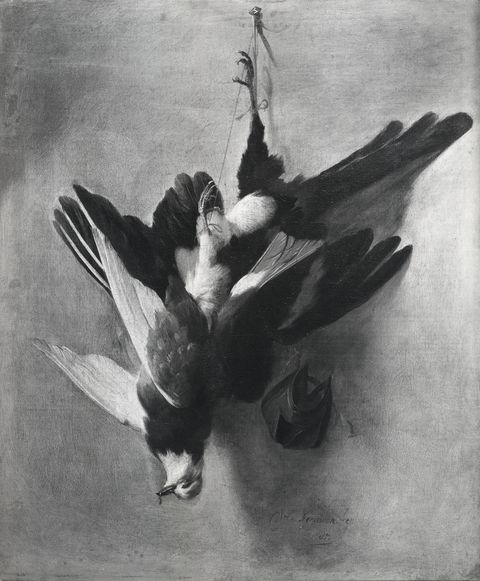 Christie's — Ferguson William Gowe - sec. XVII - Natura morta con pernici appese — insieme